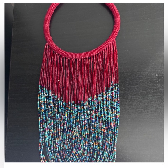 🔥 Elegant Multicolor Beaded Necklace - Picture 5 of 6